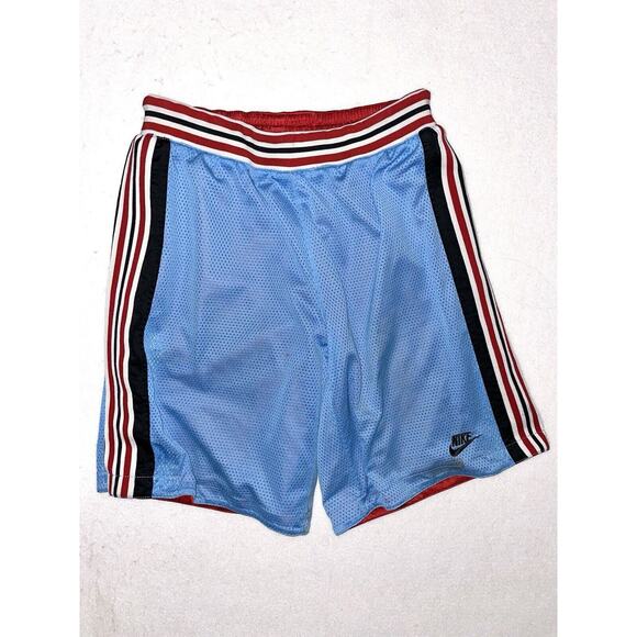 Vintage Nike Reversible Basketball Shorts‎ Mens S UNC Chicago Fearless Shiny Y2K - Picture 8 of 13